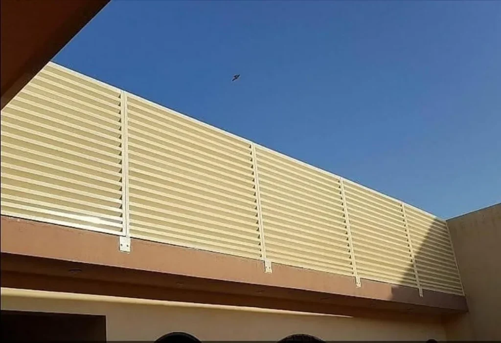 تركيب السواتر الحديد